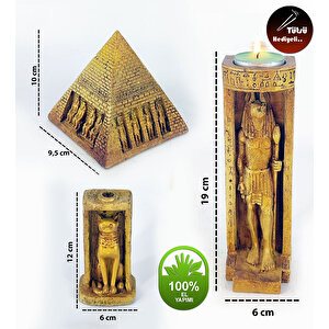 Antik Mısır Serisi Geriakış Tütsülük, Mumluk Üçlü Çöl Kumu