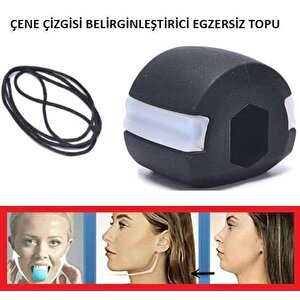 Çene Çıkarıcı Egzersiz Topu Çene Boyun Kası Güçlendirici Kas Gıdı Çene Çizgisi Egzersizi