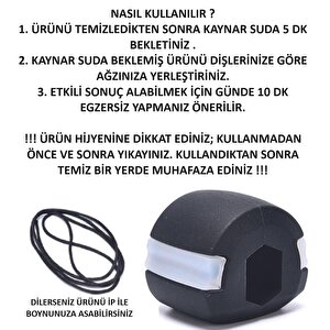 Çene Çıkarıcı Egzersiz Topu Çene Boyun Kası Güçlendirici Kas Gıdı Çene Çizgisi Egzersizi
