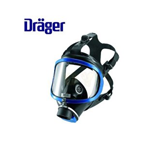 X-plore 6300 Tek Filtreli Tam Yüz Gaz Maskesi + Rd40 A2b2e2k1 Filtresi