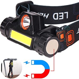 Şarjlı Dayanıklı Balıkçı Kafa Lambası Watton Wt-056