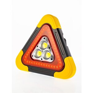 Işıklı Üçgen Led Reflektör Acil Durum Feneri Led Fener