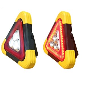 Işıklı Üçgen Led Reflektör Acil Durum Feneri Led Fener