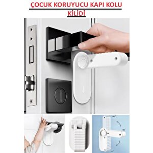 Kapı Kolu Kilidi Çocuk Koruyucu Güvenlik Kilit Kapı Açma Önleyici Engelleyici Kapı Kolu Kilidi