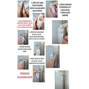 Kapı Kolu Kilidi Çocuk Koruyucu Güvenlik Kilit Kapı Açma Önleyici Engelleyici Kapı Kolu Kilidi