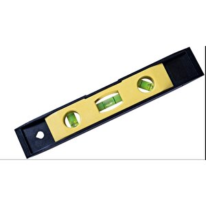 Su Terazisi Mini  Eğim Ölçen Terazi Mıknatıslı Çok Amaçlı Ölçüm 22cm Yüzey Ölçümü