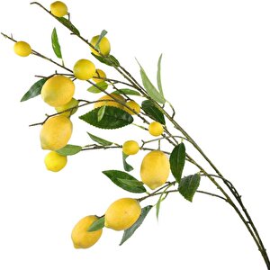 Yapay Limon Dalı 100cm Yapay Çiçek Limon Ağacı Dalı