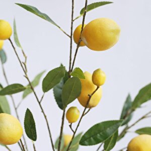 Yapay Limon Dalı 100cm Yapay Çiçek Limon Ağacı Dalı