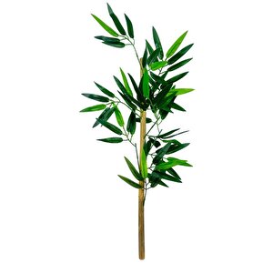 5li Set Yapay Bambu Sopası 8 Yapraklı 70cm Yapay Çiçek Bambu Duvarı Separatör Çiçeği Yapay Çiçek