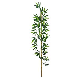 5li Set Yapay Bambu Sopası 14 Yapraklı 130cm Yapay Çiçek Bambu Duvarı Separatör Çiçeği Yapay Çiçek