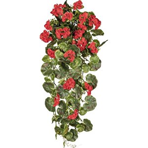 Yapay Çiçek Sarkan Sardunya 80cm 1. Kalite Kırmızı