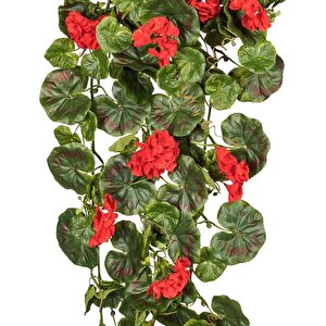 Yapay Çiçek Sarkan Sardunya 80cm 1. Kalite Kırmızı