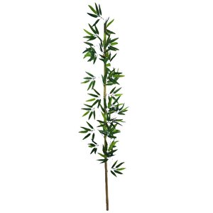 5li Set Yapay Bambu Sopası 16 Yapraklı 150cm Yapay Çiçek Bambu Duvarı Separatör Çiçeği Yapay Çiçek