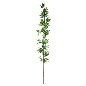 5li Set Yapay Bambu Sopası 20 Yapraklı 190cm Yapay Çiçek Bambu Duvarı Separatör Çiçeği Yapay Çiçek
