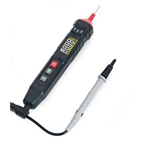 Mayilon Ht121 Kalem Tip Akıllı Multimetre Işıklı Ve Sesli Alarm Fenerli
