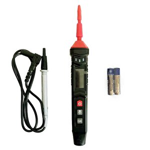 Mayilon Ht121 Kalem Tip Akıllı Multimetre Işıklı Ve Sesli Alarm Fenerli