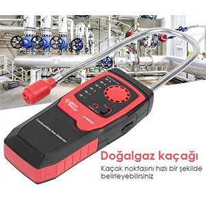 At8800l Yanıcı Gaz Kaçak Dedektörü Seviye Alarmlı