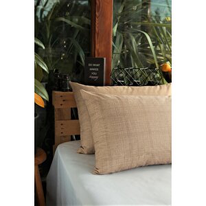 Ranforce Yan Yatış Yastık Kılıfı S.kahve-40 X 120