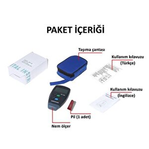 Aek-tech Md4g 4 Çivili Ahşap Kereste Nem Ölçer