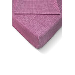Ranforce 100*200 Cm Lastikli Çarşaf Seti Gül Kurusu-100 X 200