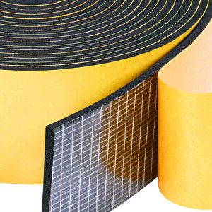 Kauçuk Ses Ve Isı Yalıtım Bandı 3mm X 15mt 7,5 cm
