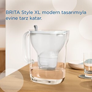Brita Style Xl Maxtra Pro All-in-1 Filtreli Su Arıtma Sürahisi - Gri