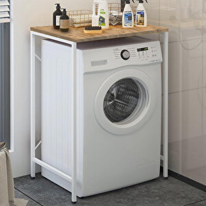 Makine Üstü Raf Banyo Rafı Çok Amaçlı Dolap 3034