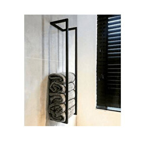Metal Banyo Rafı Havluluk Duvar Rafı 3026