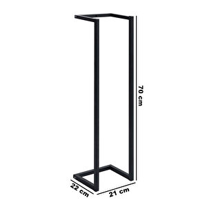 Metal Banyo Rafı Havluluk Duvar Rafı 3026