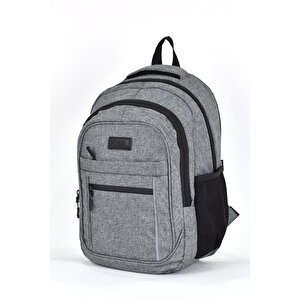 Fossil Unisex Çok Gözlü Günlük Seyahat Okul Sırt Çantası Gri 9501