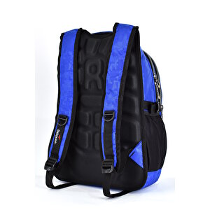 Elatae Unisex Ortopedik Çok Gözlü Günlük Seyahat Okul Sırt Çantası Saks Mavisi 2226
