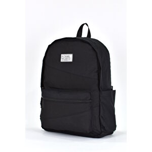 Fossil Unisex Çok Gözlü Günlük Seyahat Okul Sırt Çantası Siyah 9507