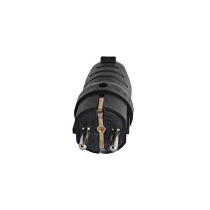 Byes 1/16a 220v Monofaze Kauçuk Kulplu Eğik Fiş ( 10 Adet )