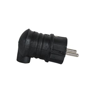 Byes 1/16a 220v Monofaze Kauçuk Eğik Fiş ( 10 Adet )