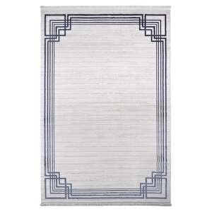 Art Deco 1011 Mavi Serisi Akrilik Salon Oturma Yatak Odası Halısı 160x230 cm