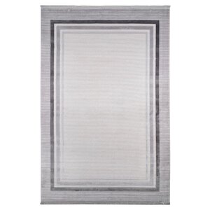 Art Deco 1010 Gri Serisi Akrilik Salon Oturma Yatak Odası Halısı 160x230 cm
