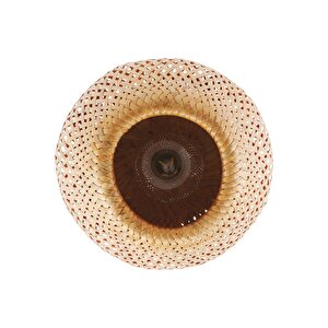 El Yapımı Bambu Avize 25x25cm