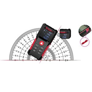 Kress Ki200 40m Profesyonel Çok Fonksiyonlu Lazer Metre