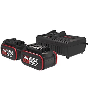 Kress Kad21 20volt 4.0ah Li-ion Krosspack 2 Adet Akü Ve Akü Şarj Cihazı