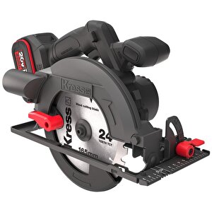 Kress Kue12.1 20volt 4.0ah. Li-ion 165mm Çift Akülü Kömürsüz Profesyonel Daire Testere