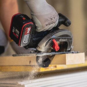 Kress Kue12.1 20volt 4.0ah. Li-ion 165mm Çift Akülü Kömürsüz Profesyonel Daire Testere