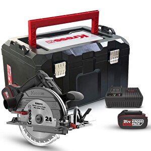 Kress Kue15 20volt 4.0ah. Li-ion 185mm Çift Akülü Kömürsüz Profesyonel Daire Testere