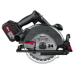 Kress Kue15 20volt 4.0ah. Li-ion 185mm Çift Akülü Kömürsüz Profesyonel Daire Testere