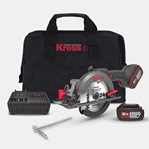 Kress Kue11 20volt 4.0ah. Li-ion 140mm Çift Akülü Kömürsüz Profesyonel Çok Amaçlı Daire Testere