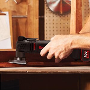 Kress Kud12.91 20volt Kömürsüz Profesyonel Çok Amaçlı Kesme Raspalama Ve Zımpara + 24 Parça Aks (akü Dahil Değildir)