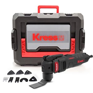 Kress Kuw58.1 480watt Profesyonel Çok Amaçlı Devir Ayarlı Kesme Raspalama Ve Zımpara + 12 Parça Aksesuar