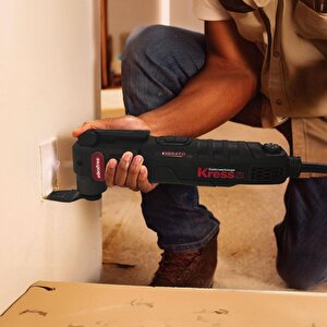 Kress Kuw58.1 480watt Profesyonel Çok Amaçlı Devir Ayarlı Kesme Raspalama Ve Zımpara + 12 Parça Aksesuar