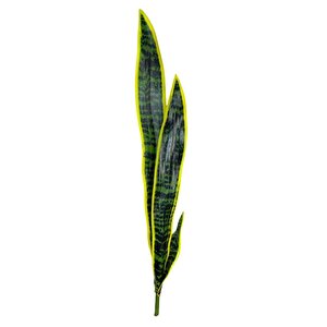 Yapay Çiçek Sansevieria Yeşil Kılıç Çiçeği 4 Adet 65cm Salon Çiçeği Yapay Bitki