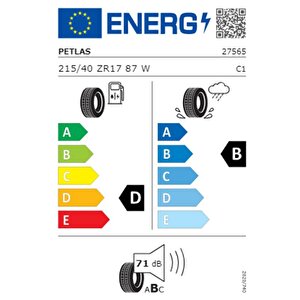 215/40 R17 Tl 87w Reinf. Velox Sport Pt741 Yaz Lastiği (üretim Tarihi:2024)