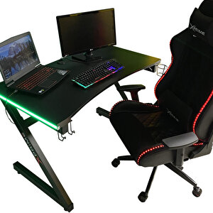 Markus Oyuncu Masası 114 Cm Rgb Ledli